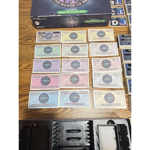 Who Wants To Be A Millionaire Trivia Family Board Game Good Conditions - Picture 10 of 13